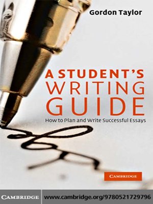 cover image of A Student's Writing Guide